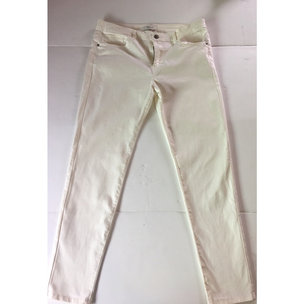 Off white denim with stretch